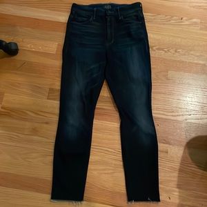 MOTHER Dark wash mother denim cut off jeans size26